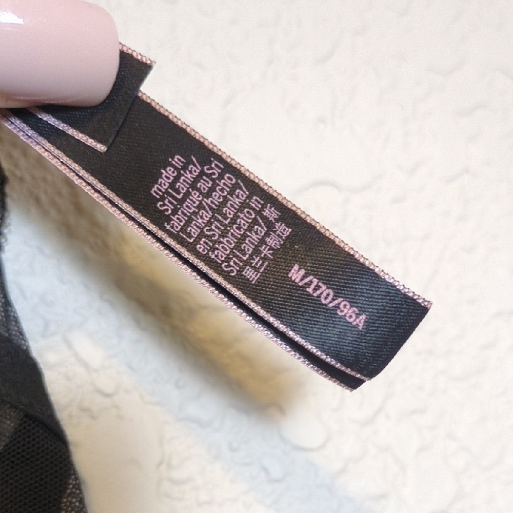 Victoria's Secret black gold chain strap lace push up teddy bodysuit - Picture 11 of 13